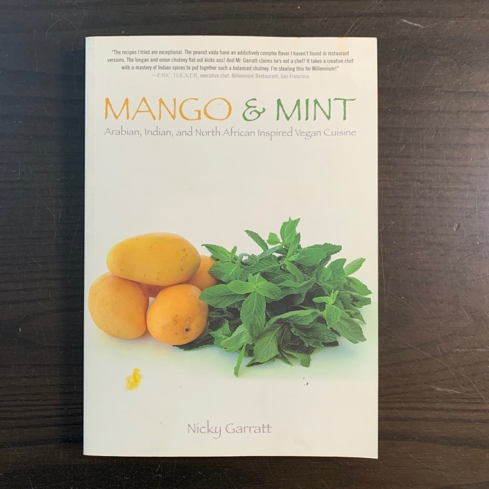 Mango & Mint Nicky Garratt Vegan Cookbook Arabian Indian North African Cuisine - Picture 1 of 16